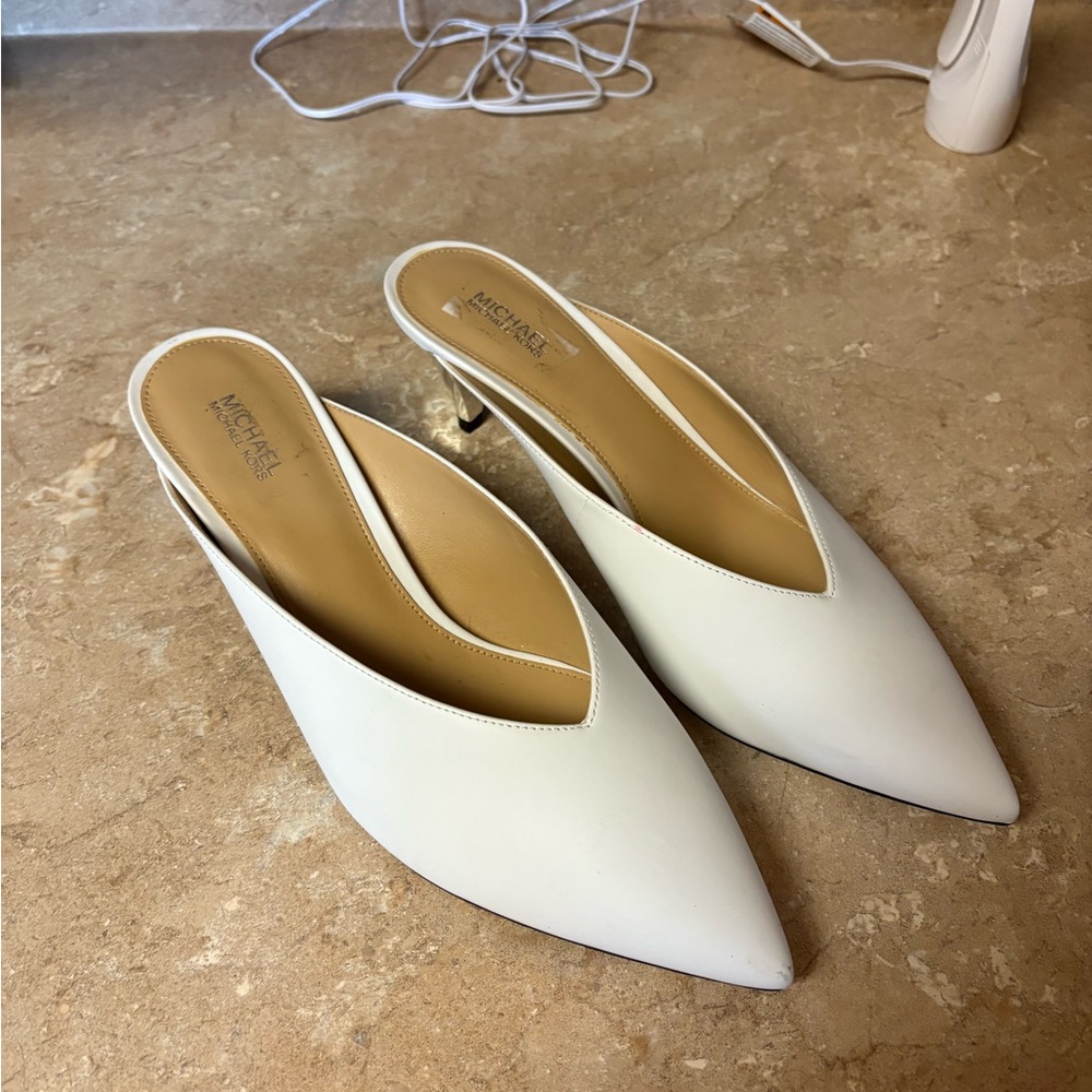 Michael Kors White Women's Mules